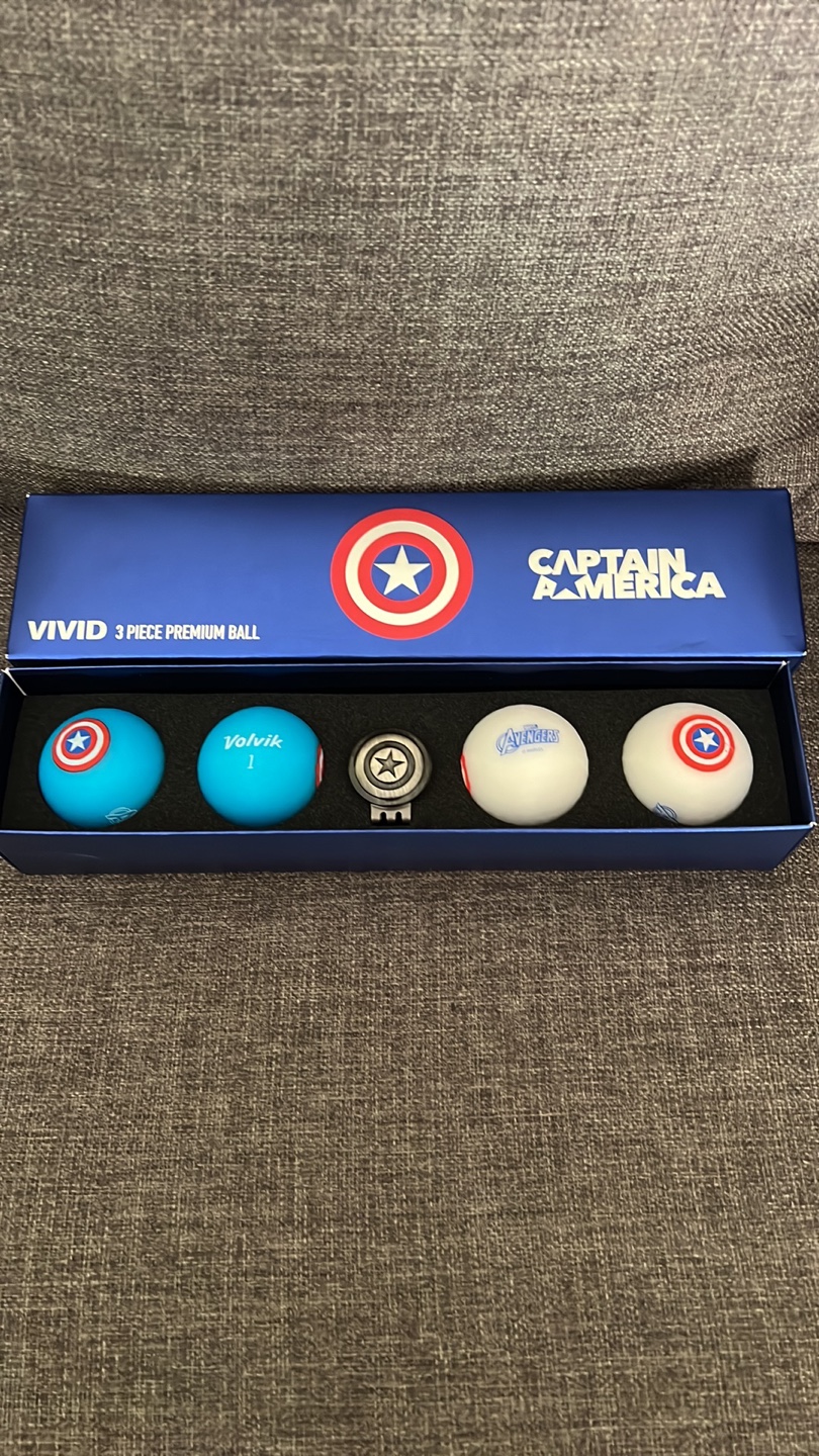 Volvik Captain America Golf Balls