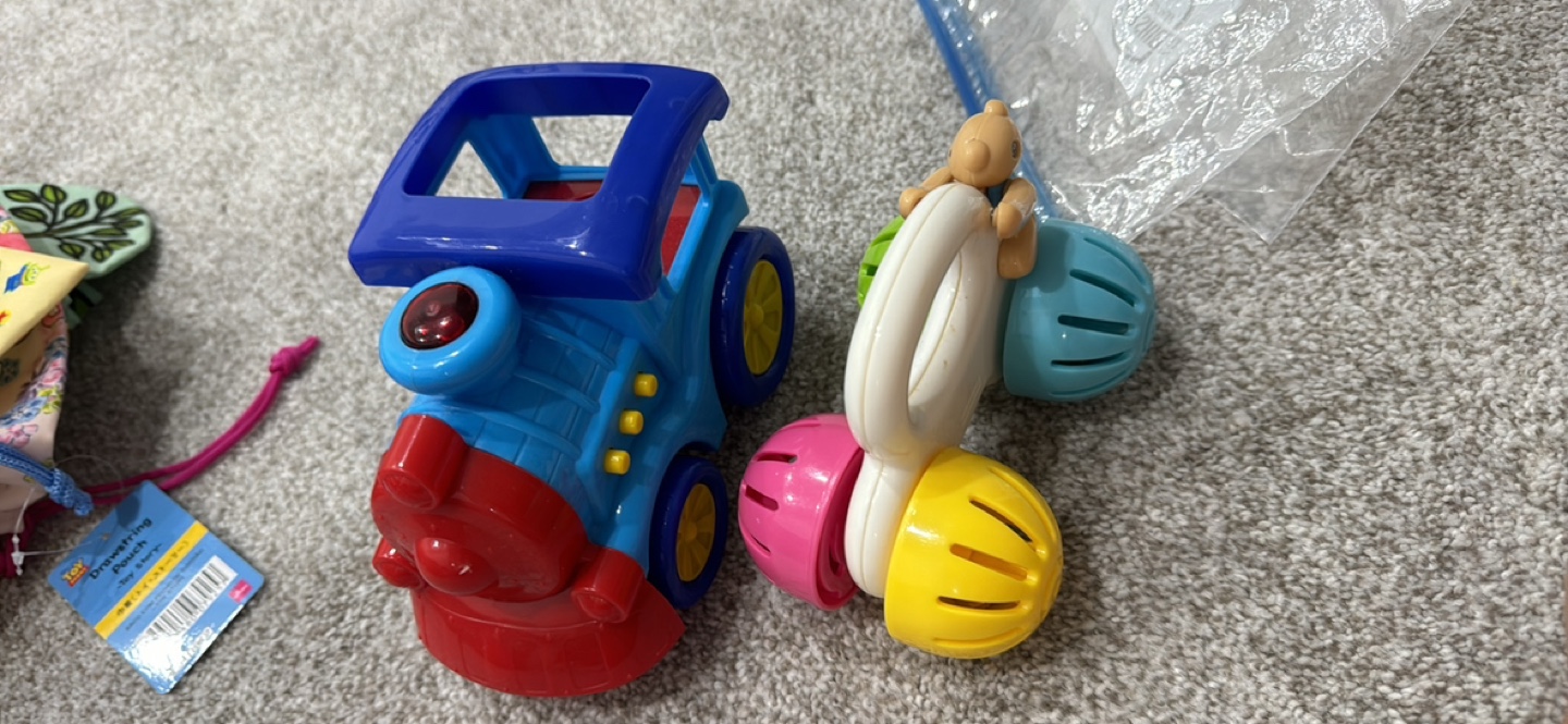 Baby Toy Train and Rattle
