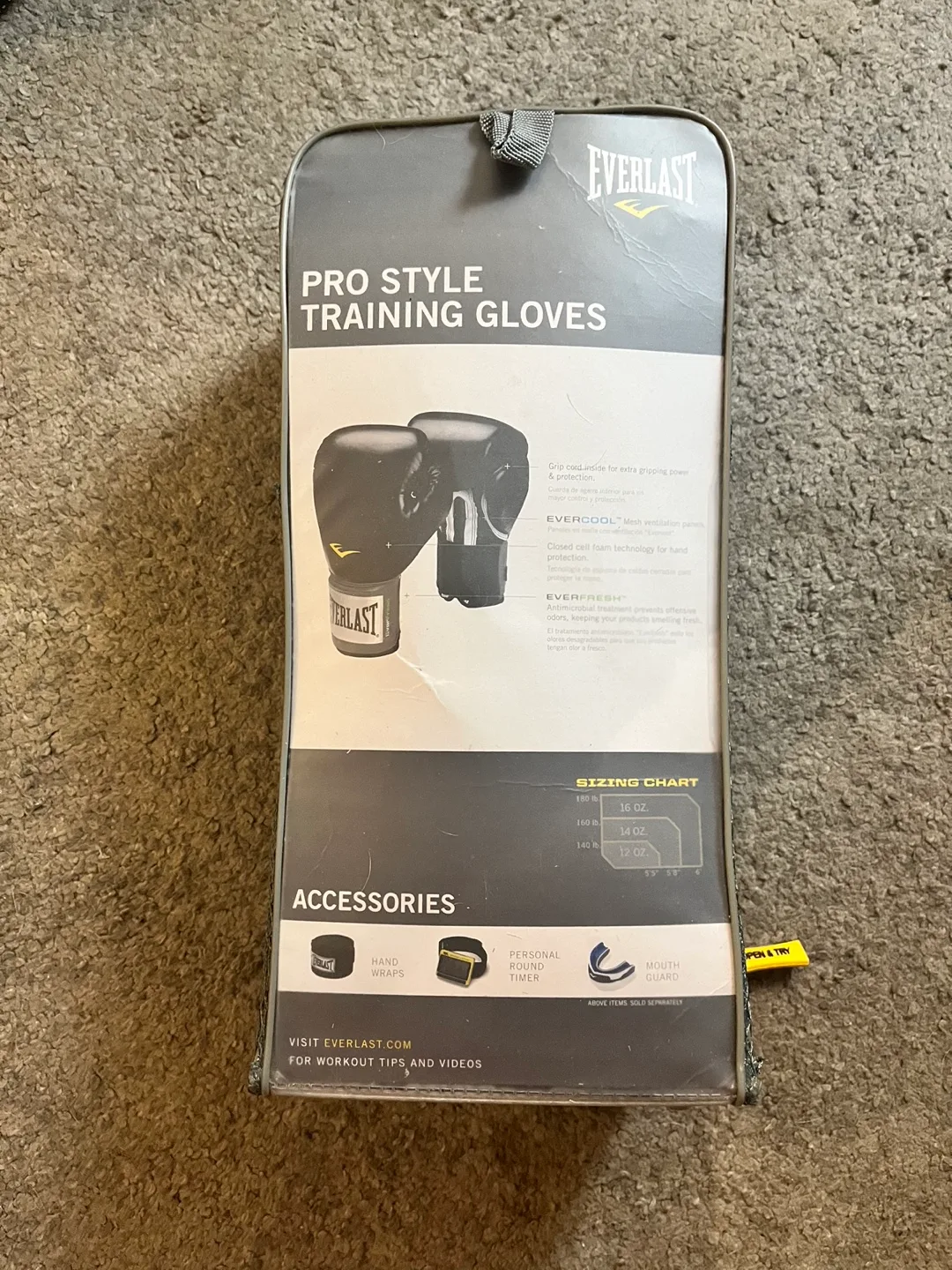 Everlast Pro Style Training Gloves - 14 oz thumbnail
