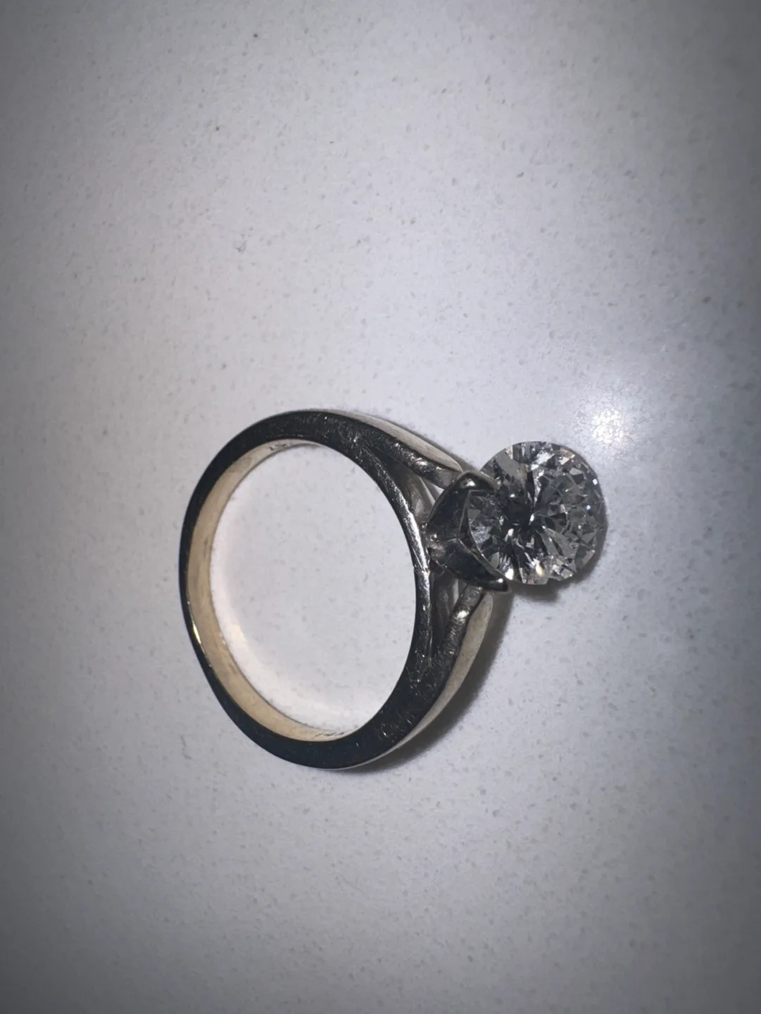 1.2 Carat White Gold Diamond Solitaire Engagement Ring thumbnail