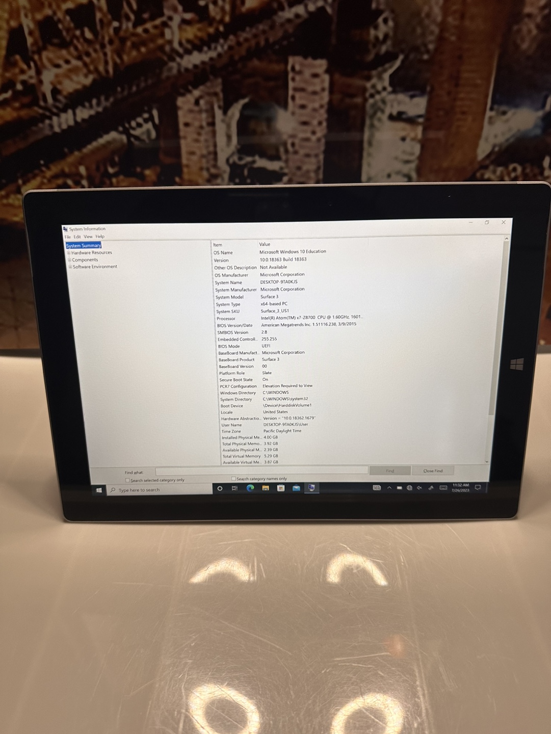 Microsoft Surface 3