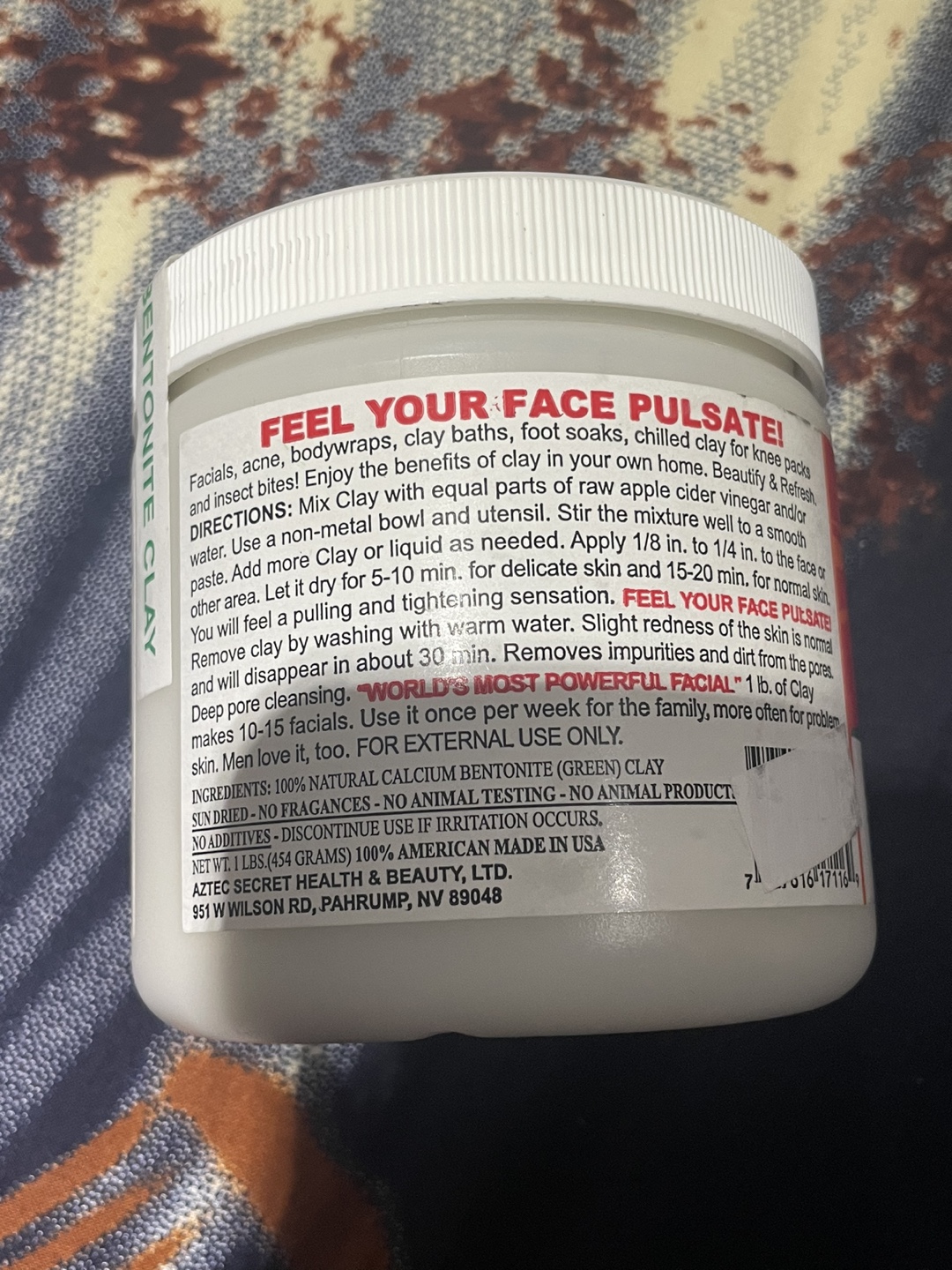 Indian healing clay 1lb - photo 2