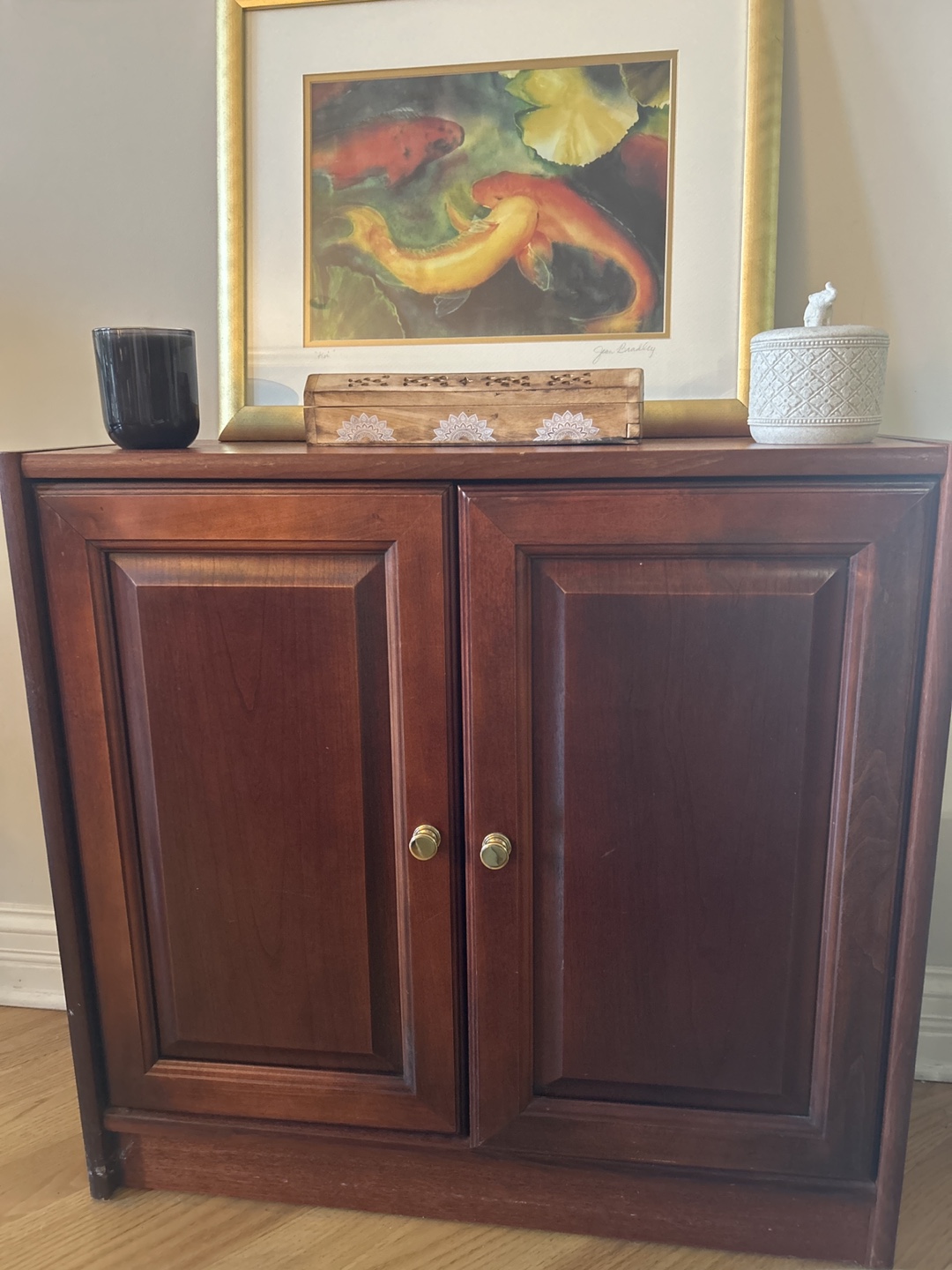 Wooden Cabinet with Doors
