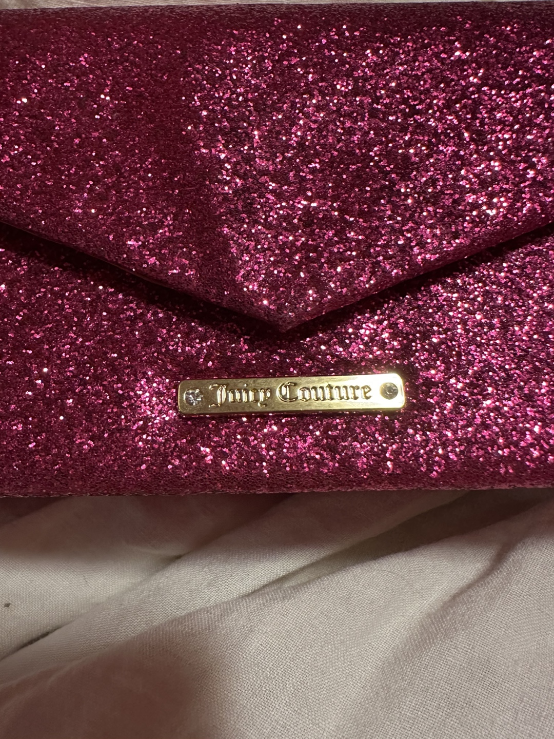 Juicy Couture Pink Glitter Clutch - photo 2