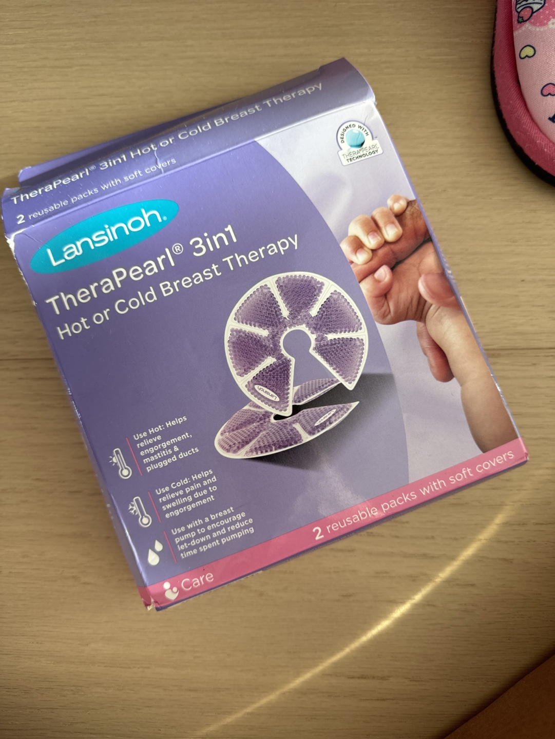 Lansinoh TheraPearl 3in1 Hot or Cold Breast Therapy