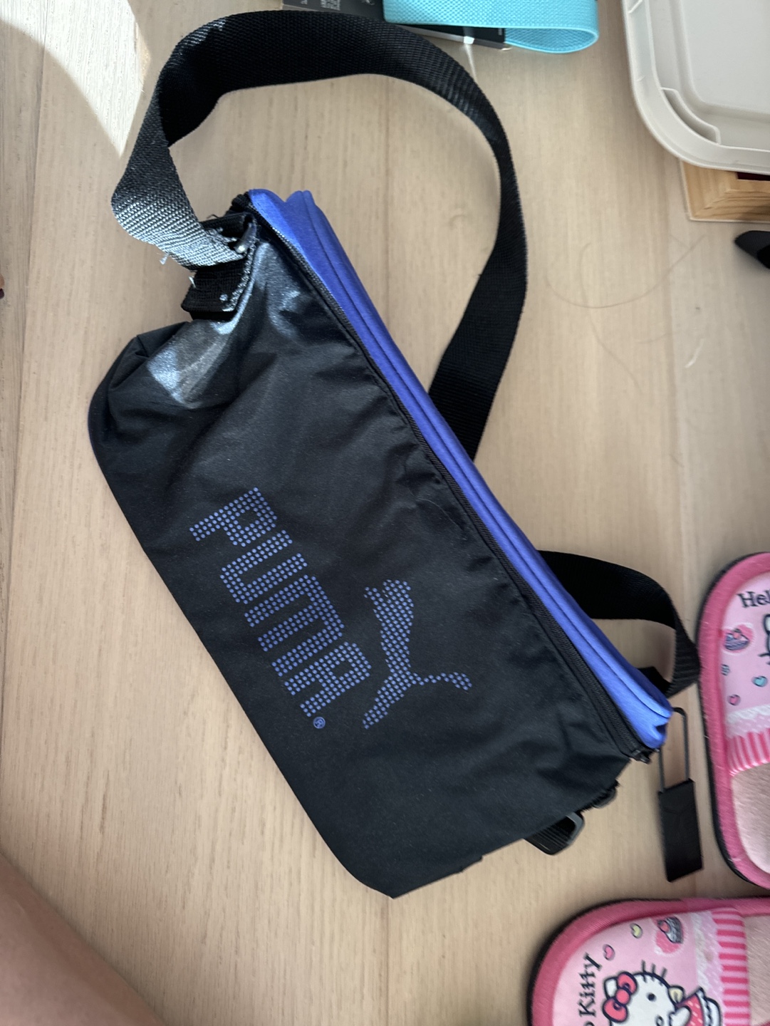 Puma Black and Blue Fanny Pack