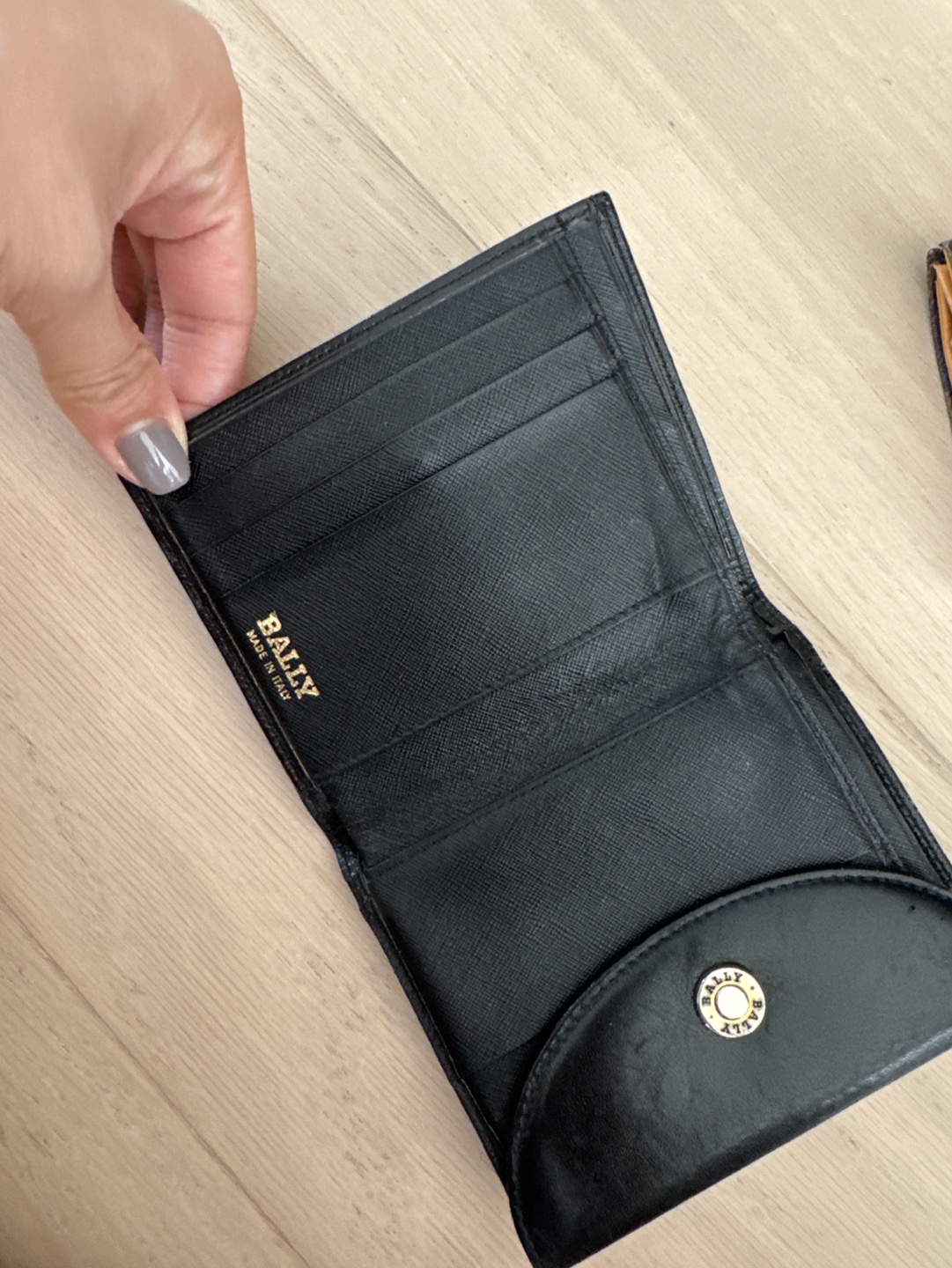 Black Leather Wallet - photo 2