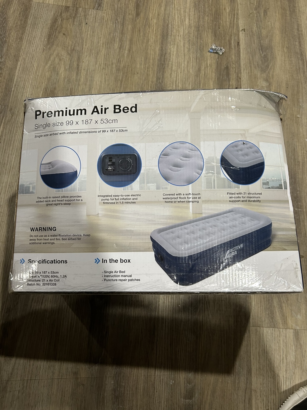 Active Era Premium Air Bed - Single Size