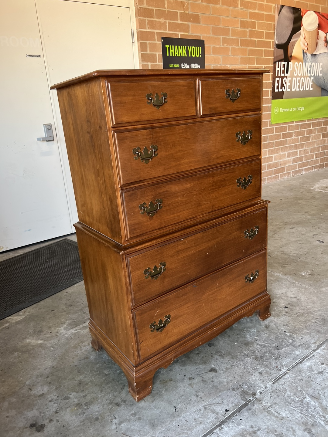 Tallboy Drawer Wooden Chest - photo 2