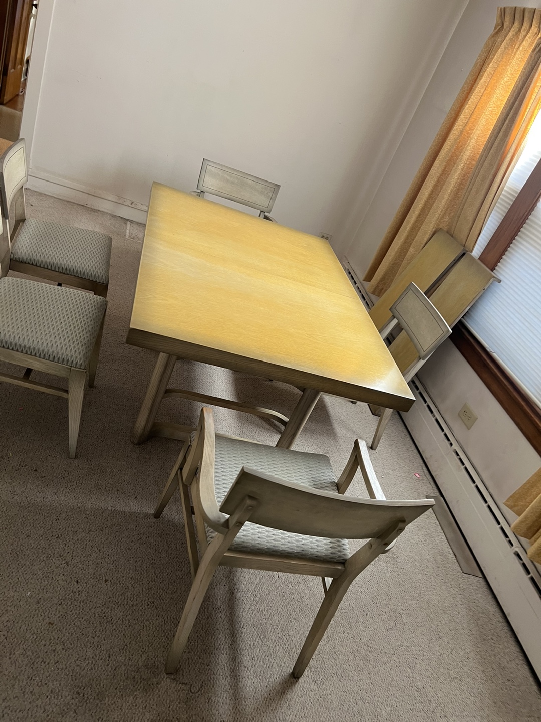 MCM Dining Table and 5 Chairs - photo 4