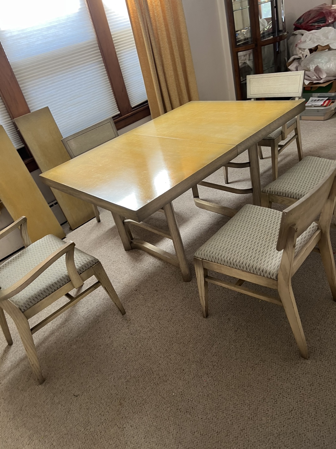 MCM Dining Table and 5 Chairs - photo 2