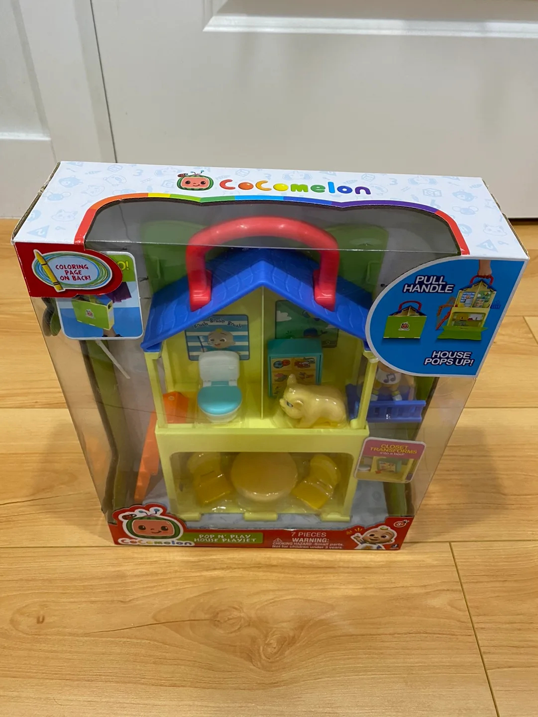 🥕 Brand new CoComelon Pop N' Play House Playset image indicator(2)