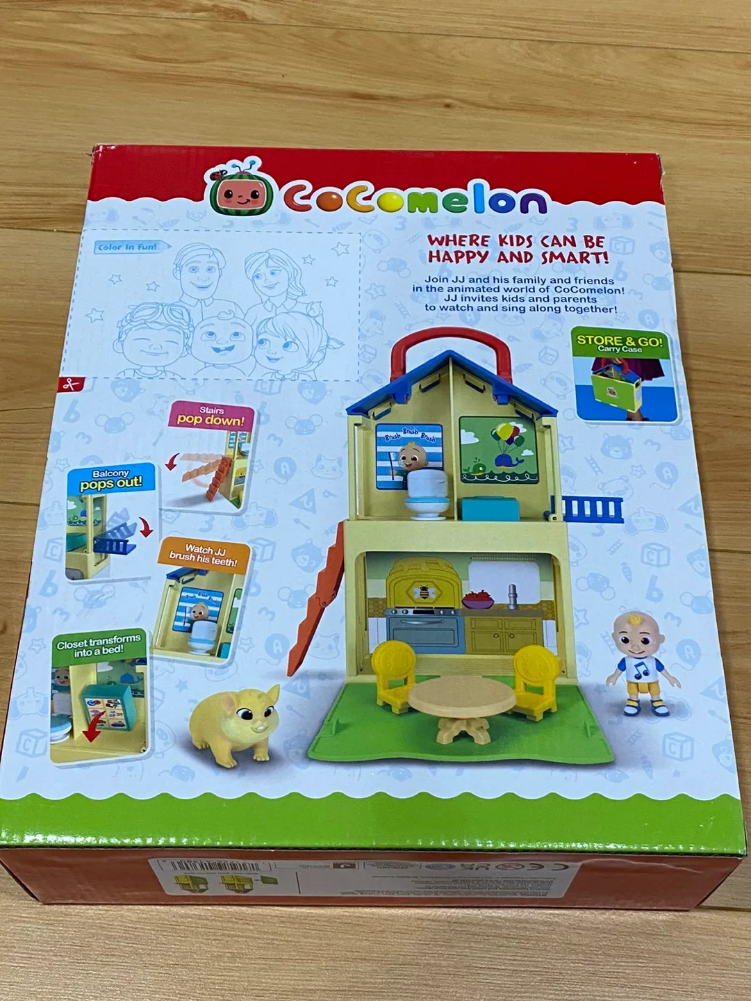 🥕 Brand new CoComelon Pop N' Play House Playset image indicator(3)