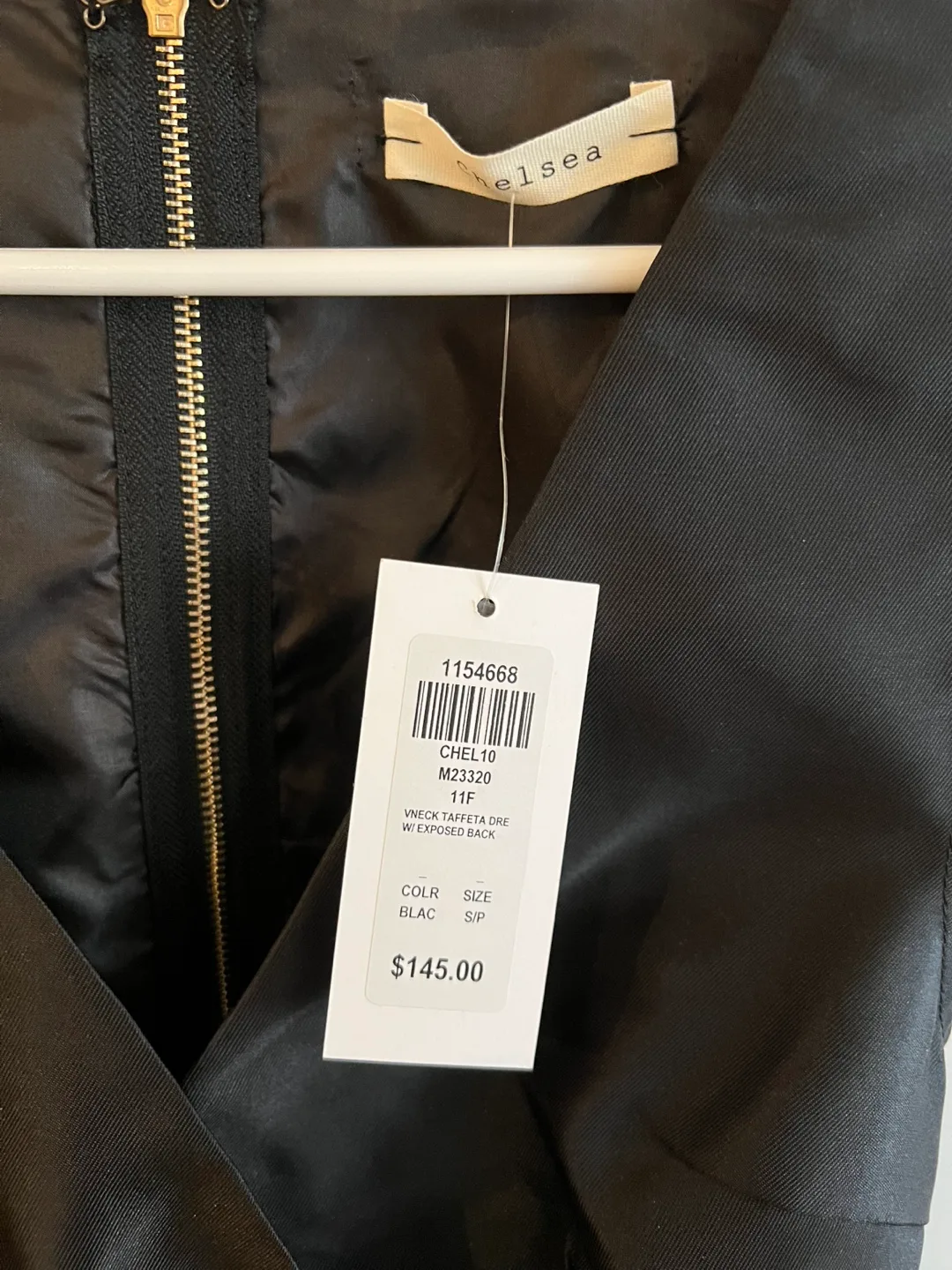 Honey Chelsea V-Neck Dress black image indicator(5)