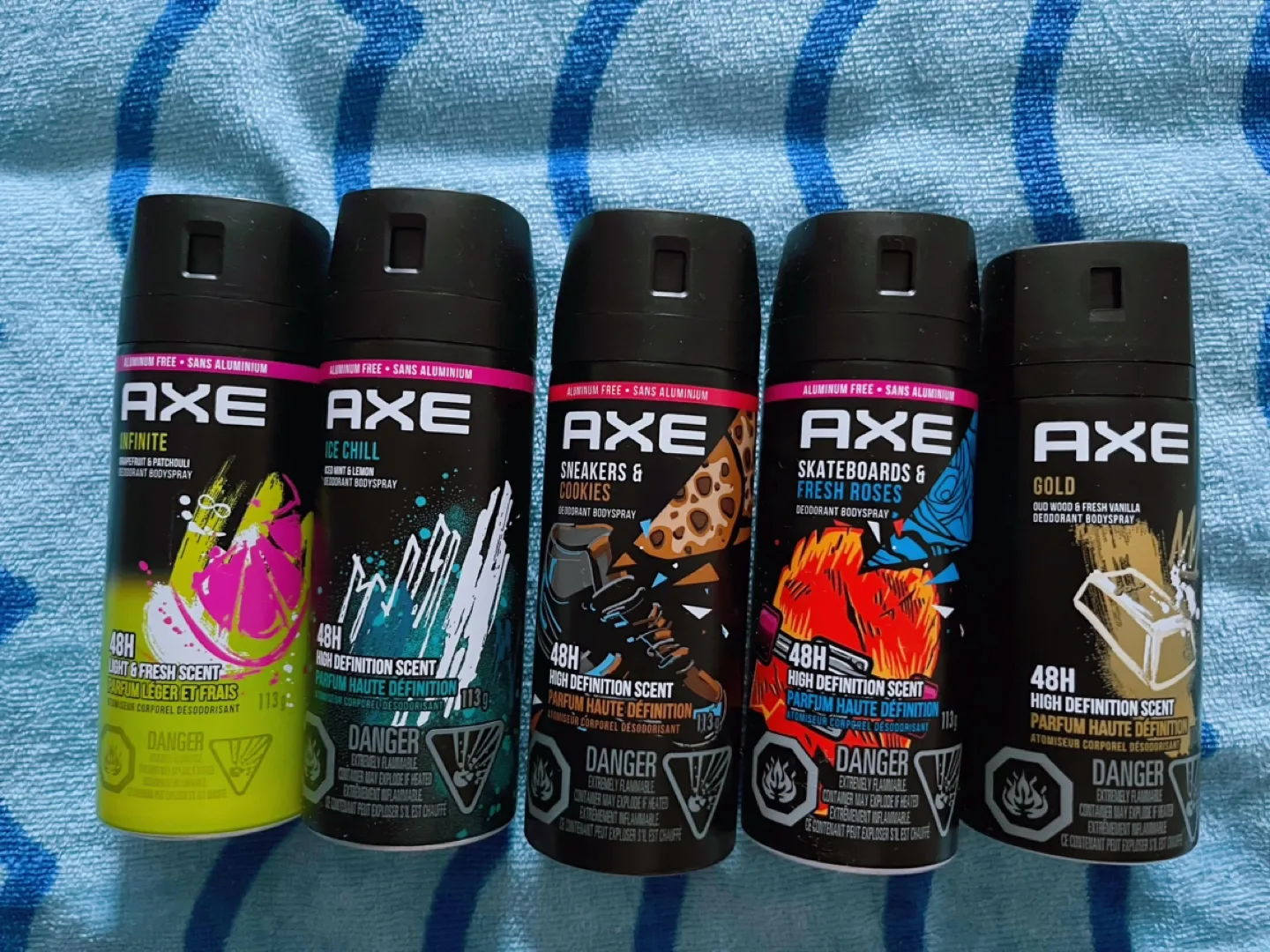 Axe Deodorant Body Spray - all 5 for $20 thumbnail