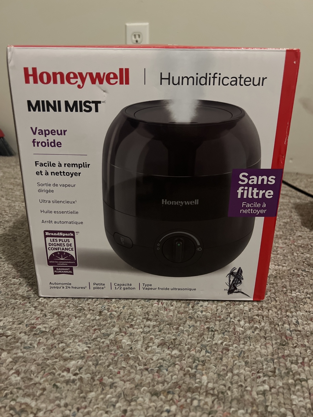 Honeywell Mini Mist Cool Mist Humidifier