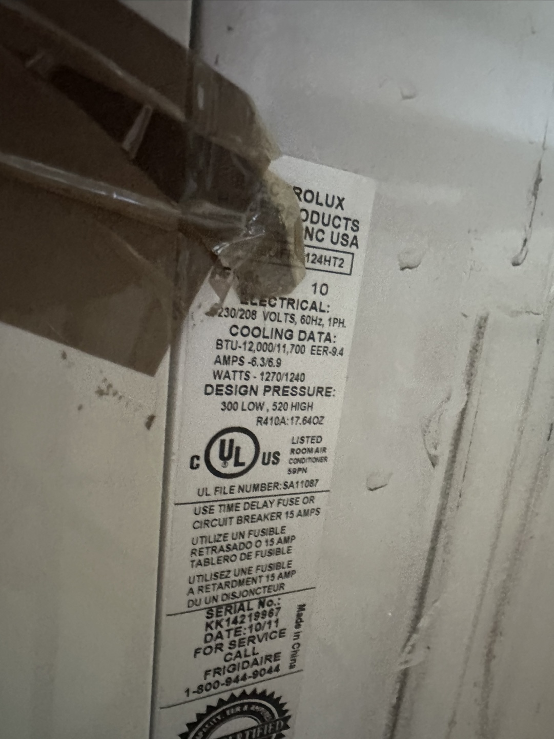 Frigidaire Window AC Unit 12,000 BTU - photo 2