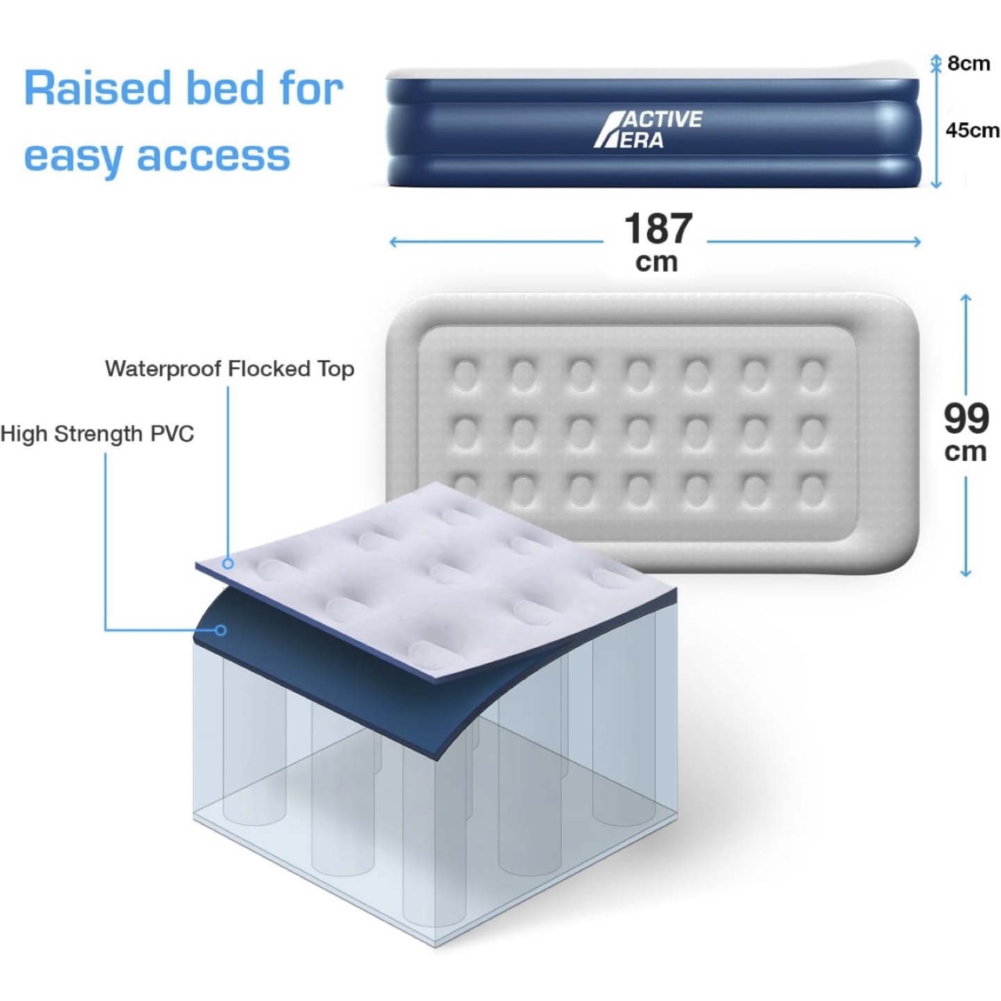 Active Era Air Mattress with Built-in Pump - photo 2
