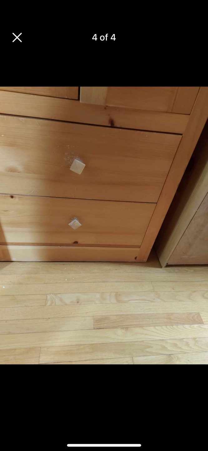 Pine wood cupboard - solid wood - photo 4