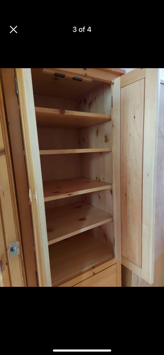 Pine wood cupboard - solid wood - photo 2