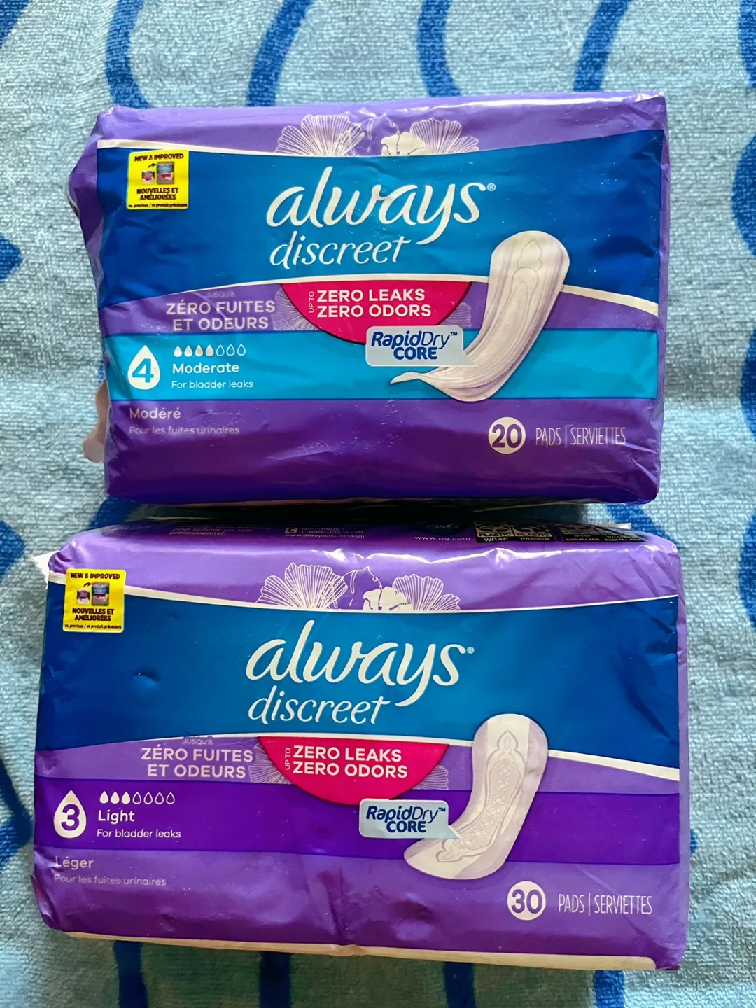 Both for $10!Always Discreet Incontinence Pads thumbnail