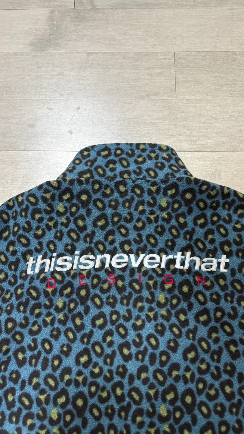 Thisisneverthat Leopard Fleece Jacket image indicator(5)