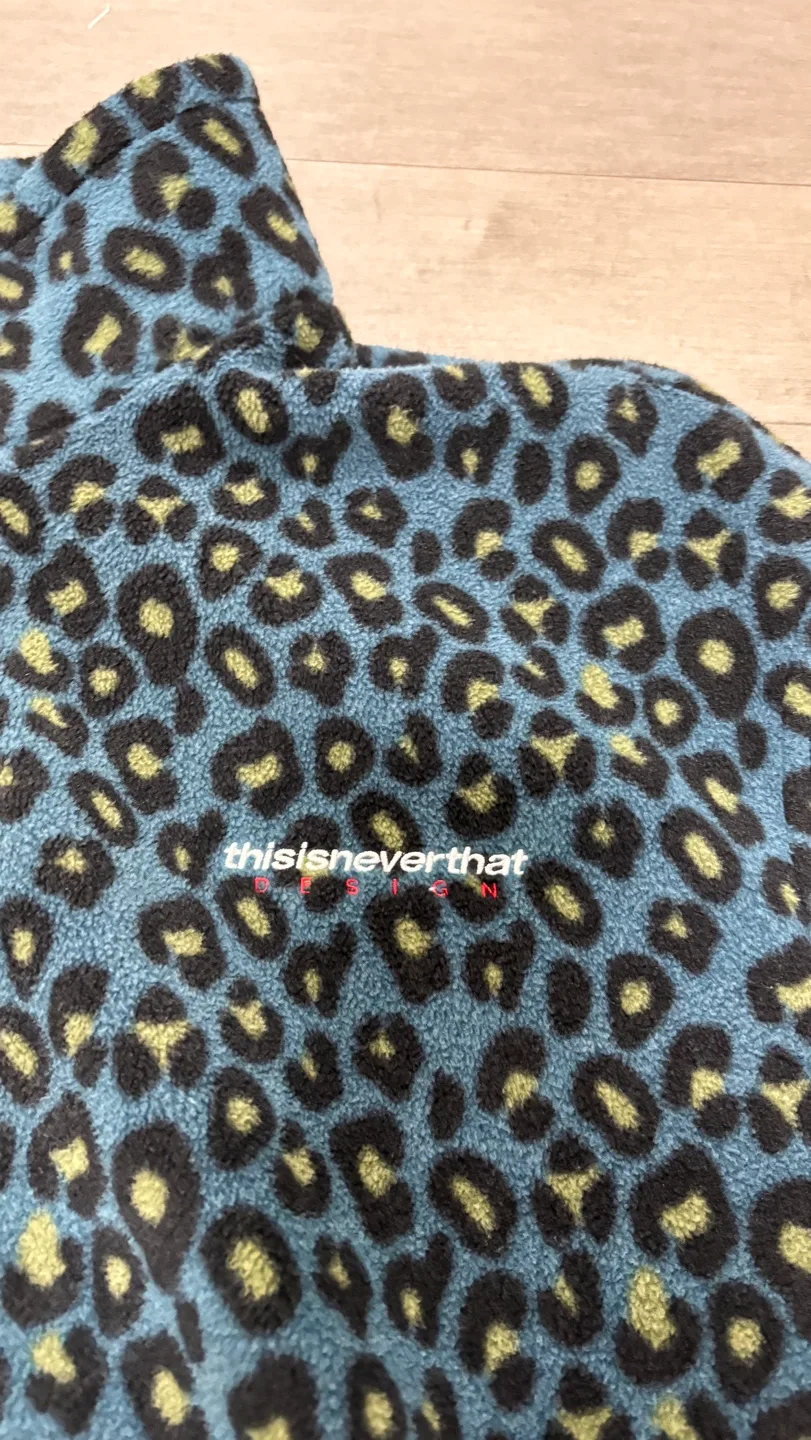 Thisisneverthat Leopard Fleece Jacket image indicator(2)