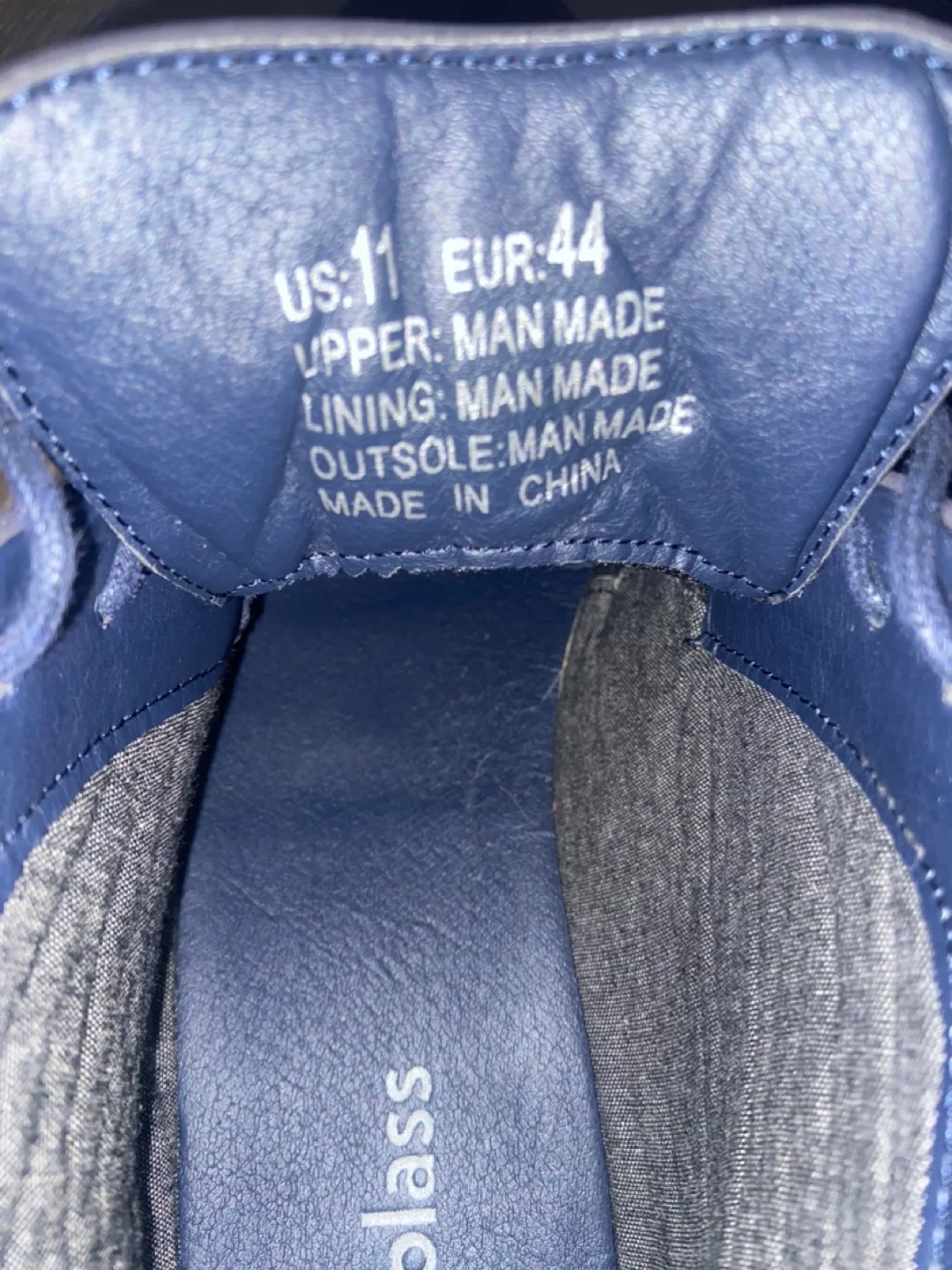 NEW! Men's Navy Blue Suede Boots Size 11 image indicator(4)