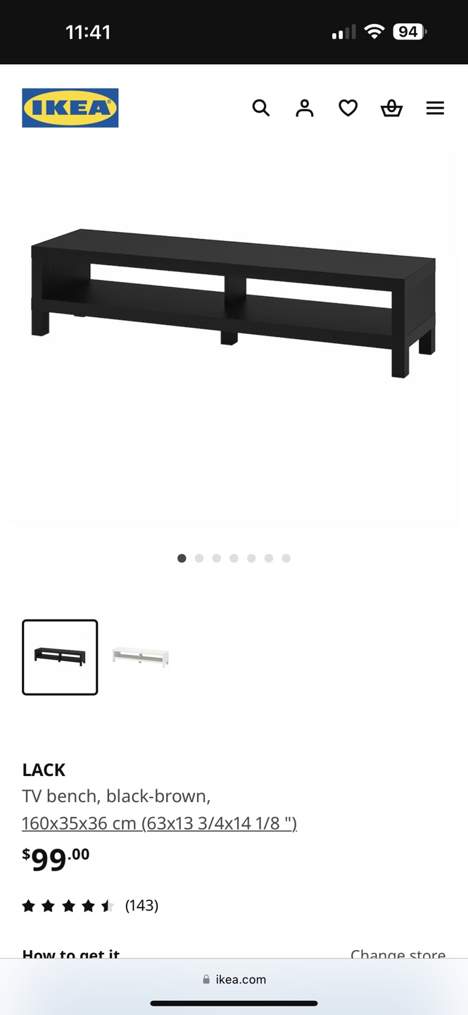 IKEA LACK TV Bench