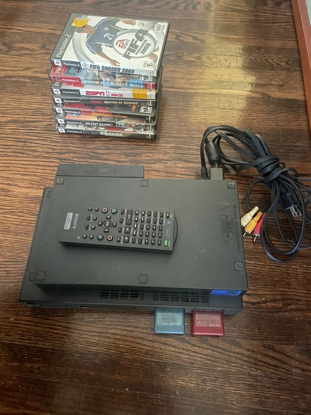 PlayStation 2 Console plus 8 games thumbnail