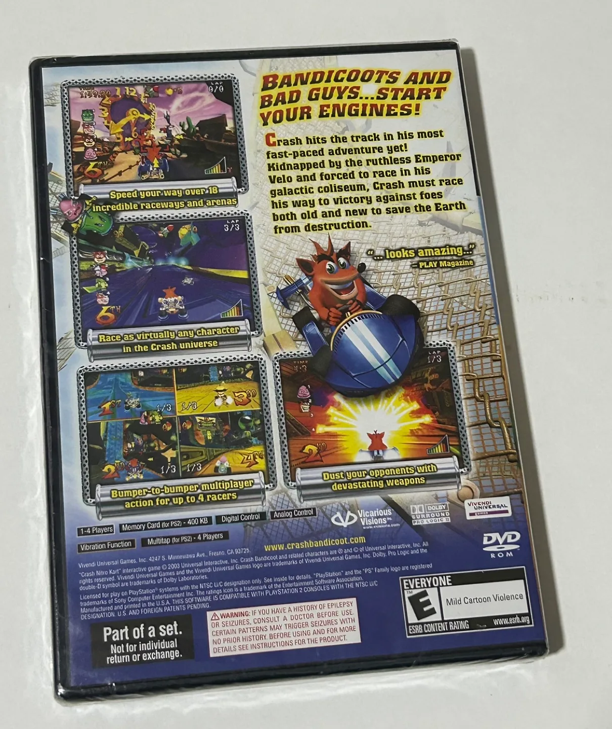 Crash Bandicoot factory sealed Playstation 2 image indicator(6)