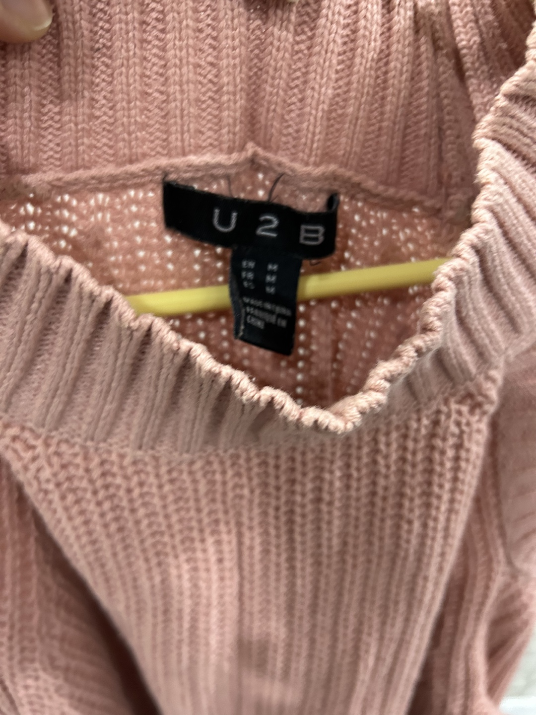Pink Cold Shoulder Sweater - photo 3