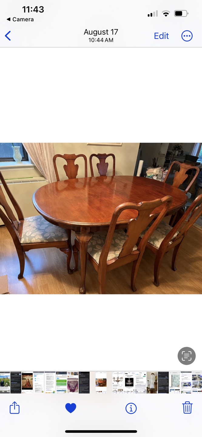 Wood Dining Table Set - photo 3