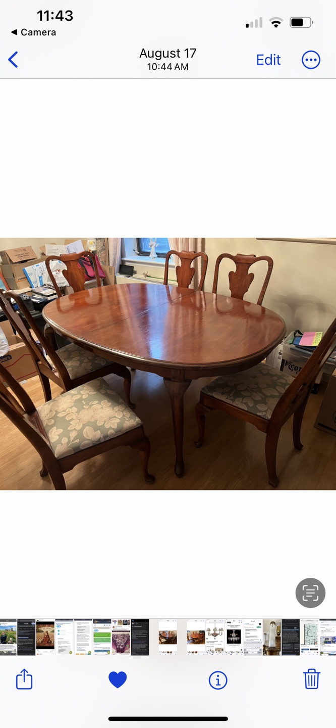 Wood Dining Table Set - photo 2