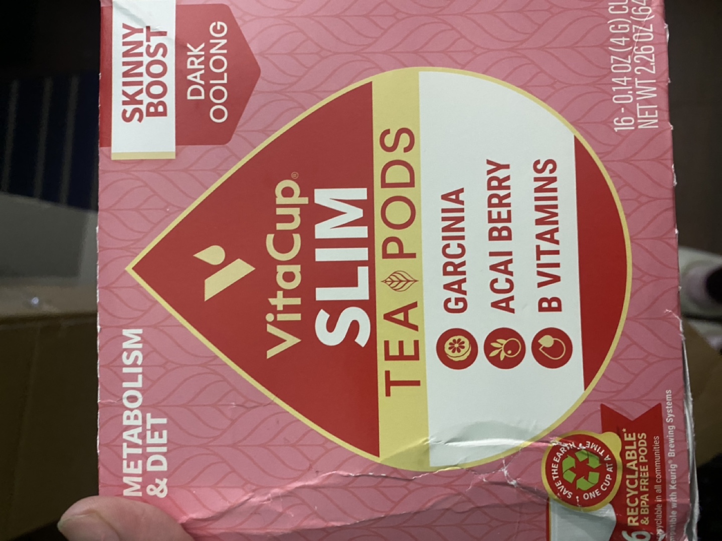VitaCup Slim Tea Pods - Garcinia, Acai Berry, B Vitamins