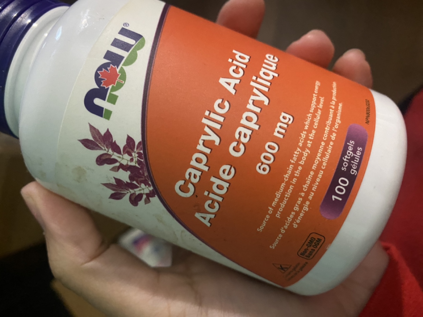 NOW Caprylic Acid 600mg