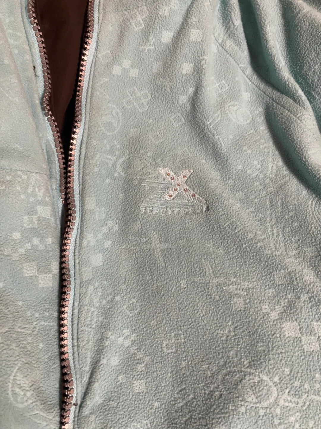 ZeroXposur Girls' Size L Brown blue reversible Jacket image indicator(6)