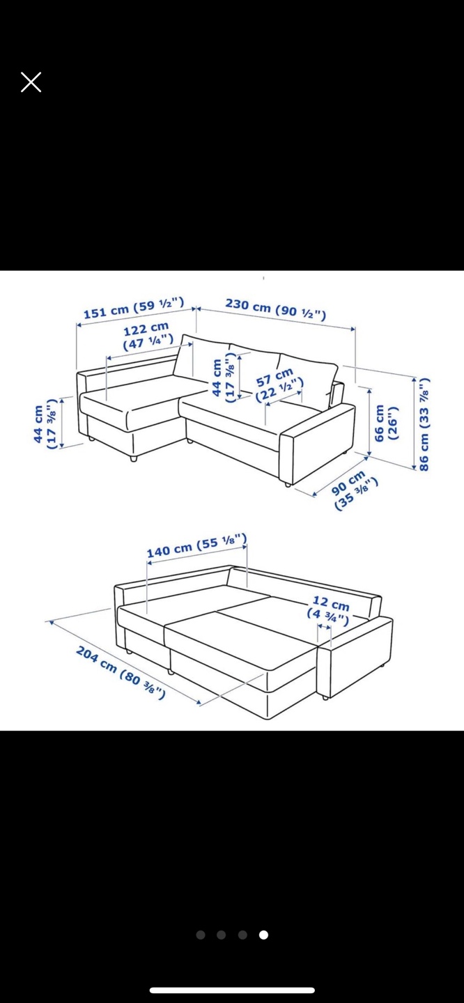 L-section couch