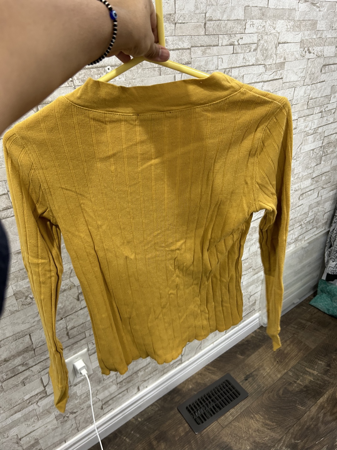 Forever 21 Mustard Yellow Long Sleeve Top - photo 4