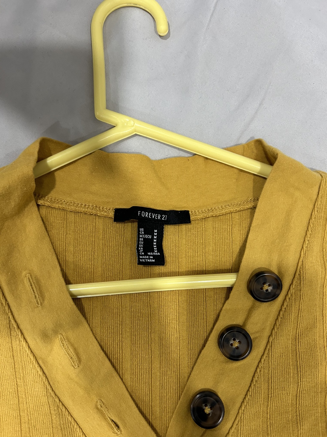 Forever 21 Mustard Yellow Long Sleeve Top - photo 2