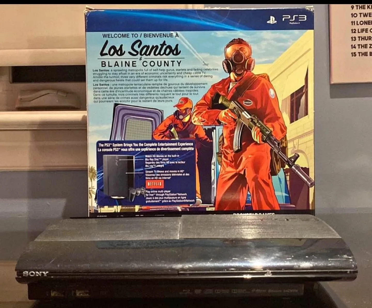 PS3 500GB Console with Games and Controllers image indicator(3)