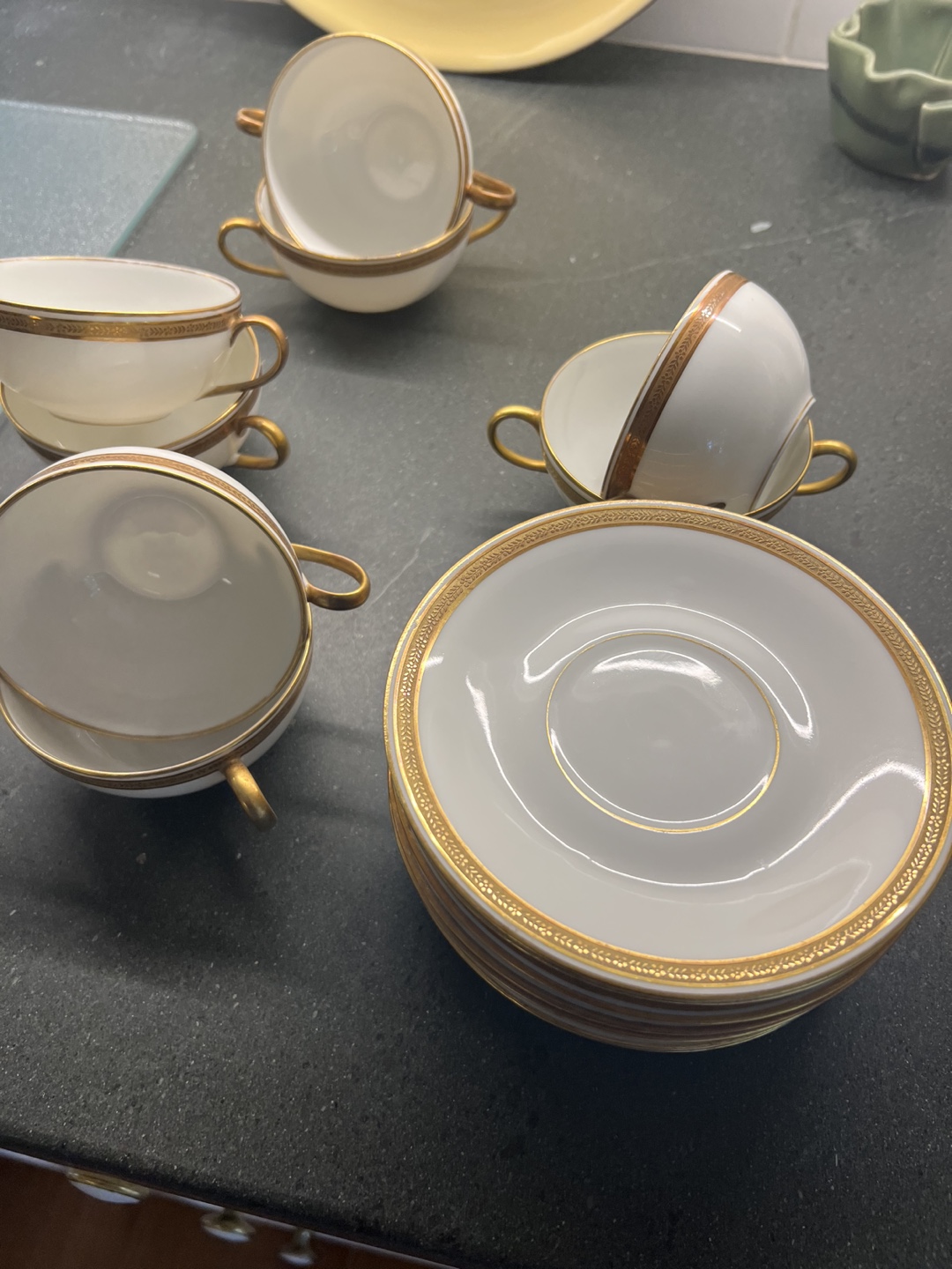 Vintage Limoges Coronet Teacup & Saucer Set