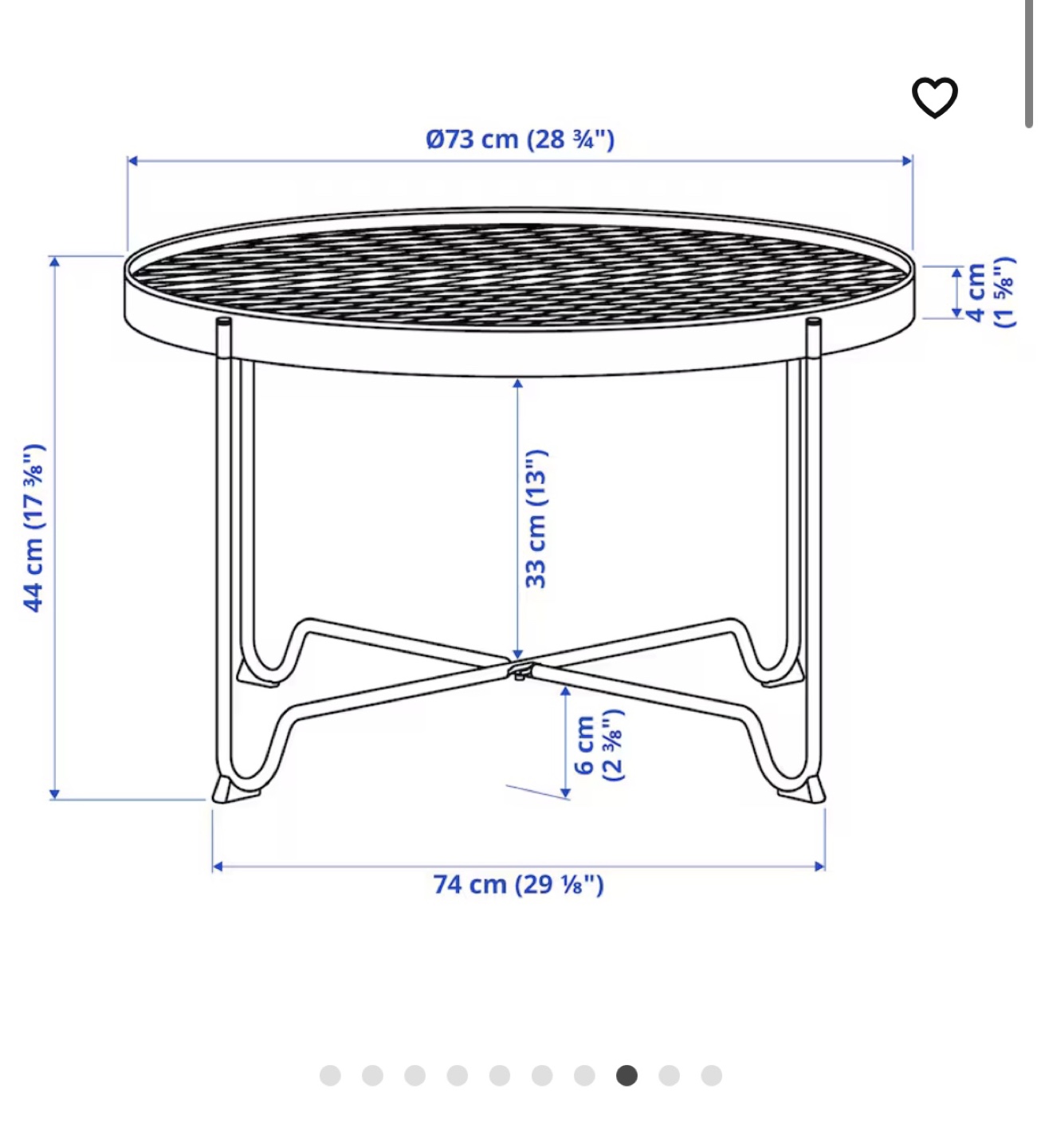 IKEA Krokholmen Coffee Table - photo 4
