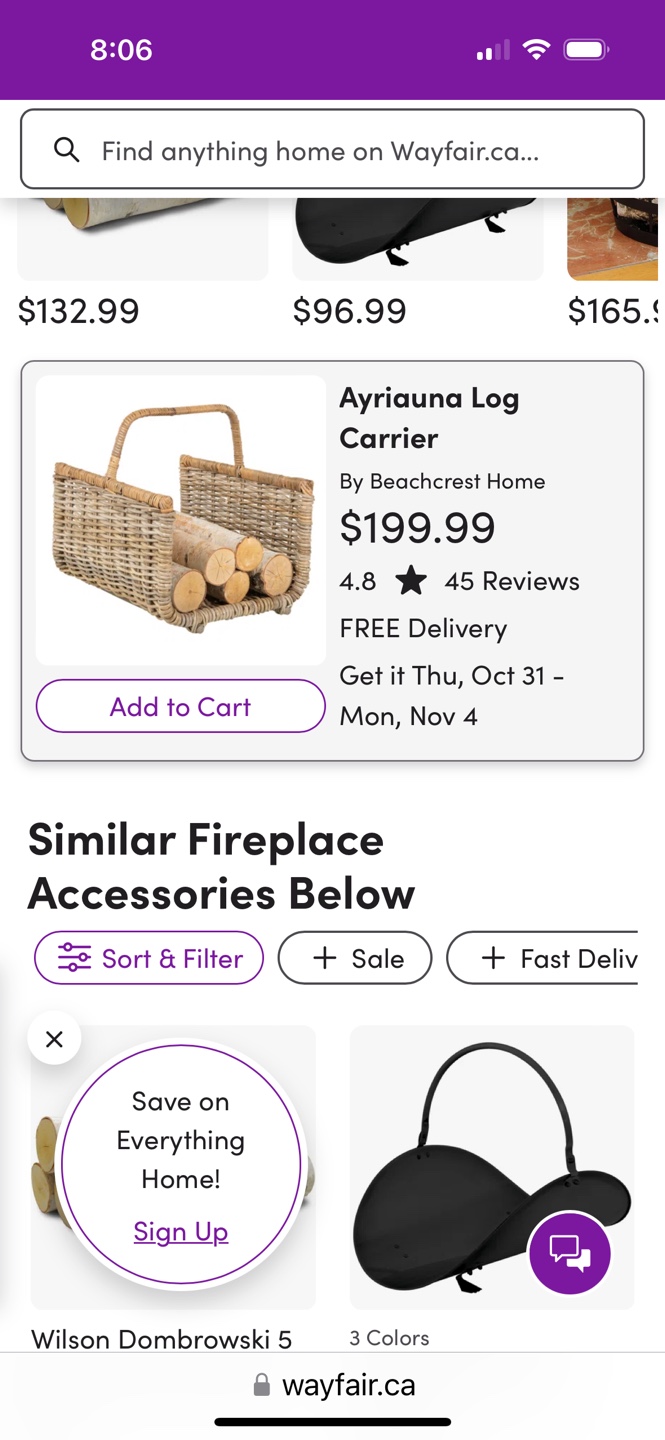 Wicker Log Carrier - photo 4