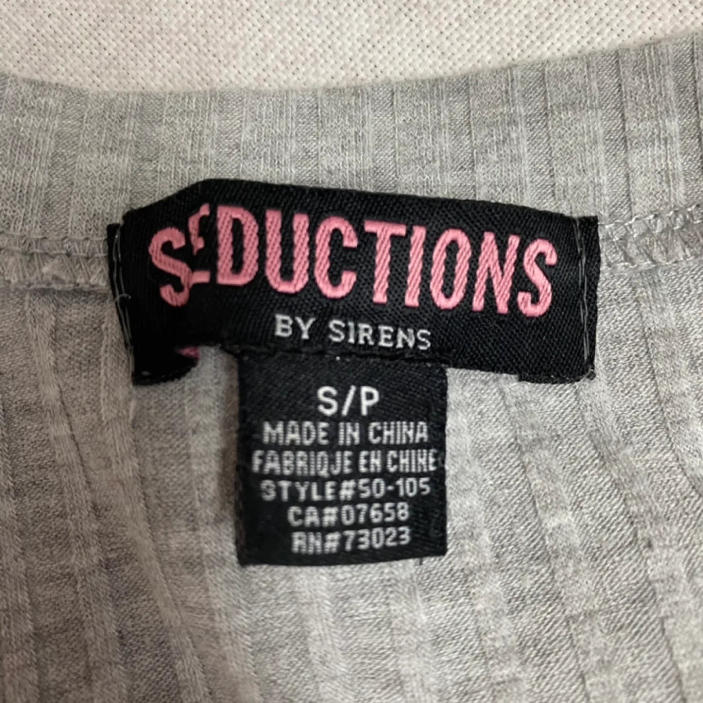 Seductions by Sirens Grey T-Shirt image indicator(5)
