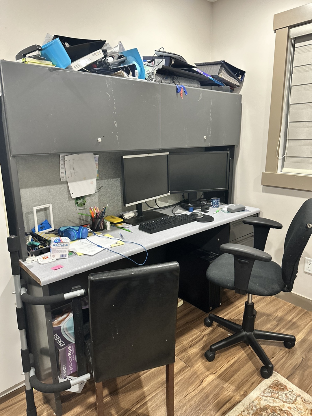 Office Desk with Hutch