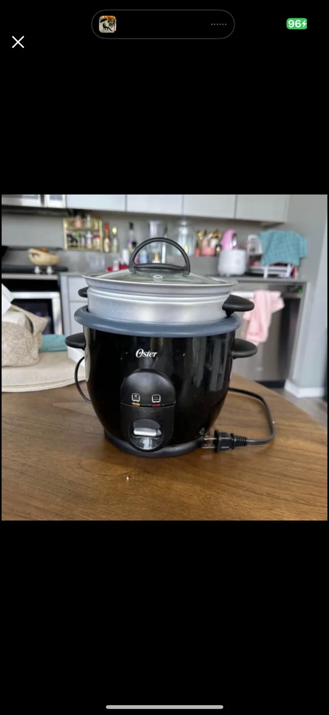 Oster Rice & Grain Cooker - Black thumbnail