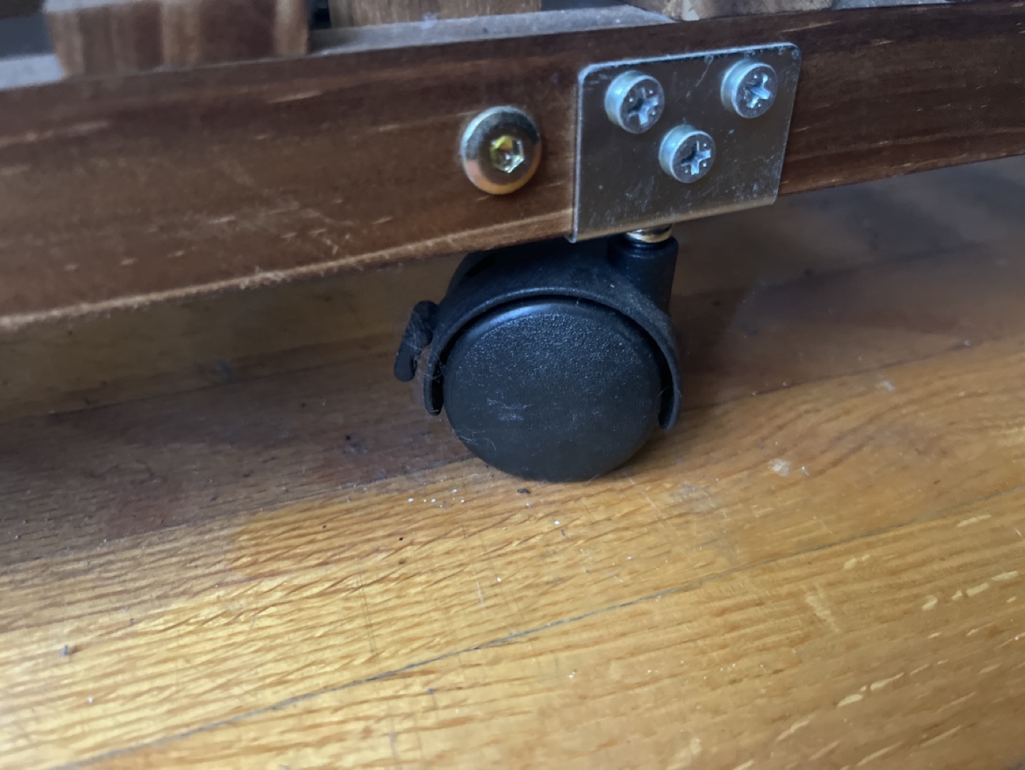 Wooden Plant Stand with Rolling Casters - photo 3
