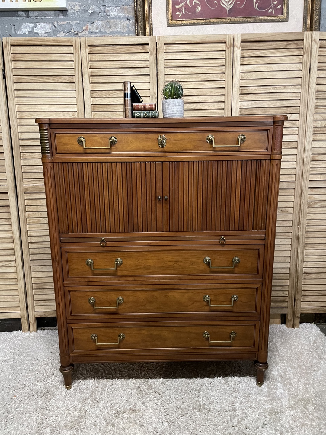 Kindel French Regency Dresser With Tambour