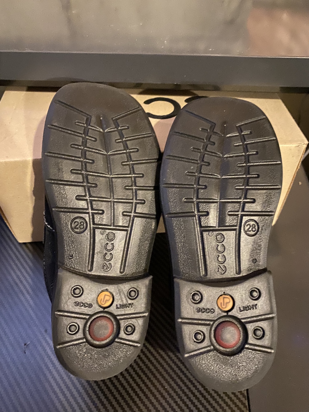 Ecco Boys' Black Leather Shoes Size 11.5 - photo 3